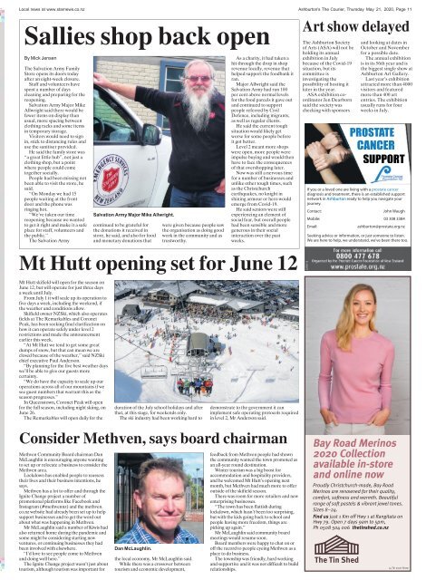 Ashburton Courier: May 21, 2020