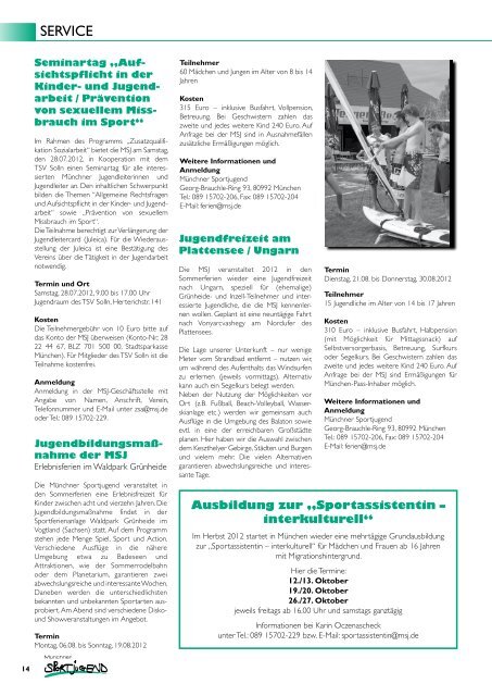 Ehrenamtliches und freiwilliges Engagement im Sport ...