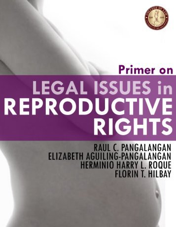 Primer on Legal Issues in Reproductive Health - University of the ...