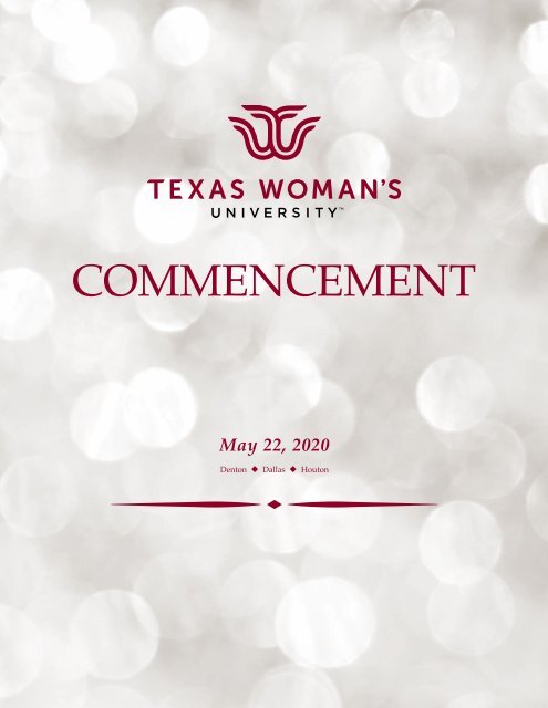 Commencement Program Spring 2020