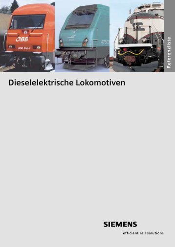 Dieselelektrische Lokomotiven - Siemens Mobility