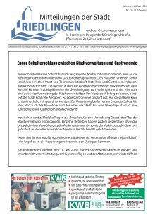 Amtliches Mitteilungsblatt Riedlingen 20.05.2020