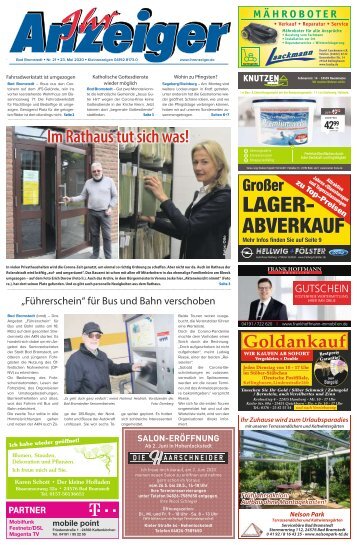 Ihr Anzeiger Bad Bramstedt 21 2020