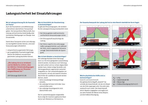 Ladungssicherheit bei Einsatzfahrzeugen