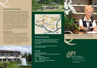 Info-Flyer Premium Hotel- und Komfortleistungen - Christiaan ...