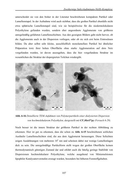 Polymerisation von Ethylen und 1-Olefinen in wässrigen Medien mit ...