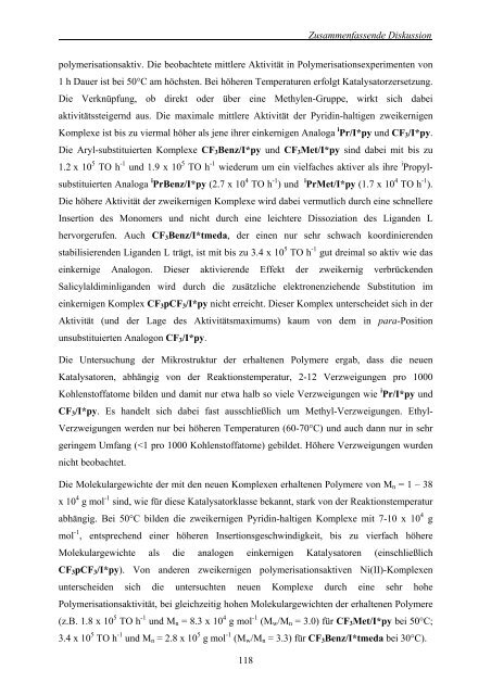 Polymerisation von Ethylen und 1-Olefinen in wässrigen Medien mit ...