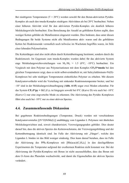 Polymerisation von Ethylen und 1-Olefinen in wässrigen Medien mit ...