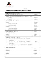 Projektkennzahlen Rohbau Ceneri-Basistunnel - AlpTransit ...