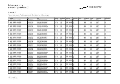 Diverse Emittenten - Xetra