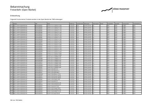 Diverse Emittenten - Xetra