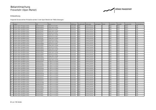 Diverse Emittenten - Xetra