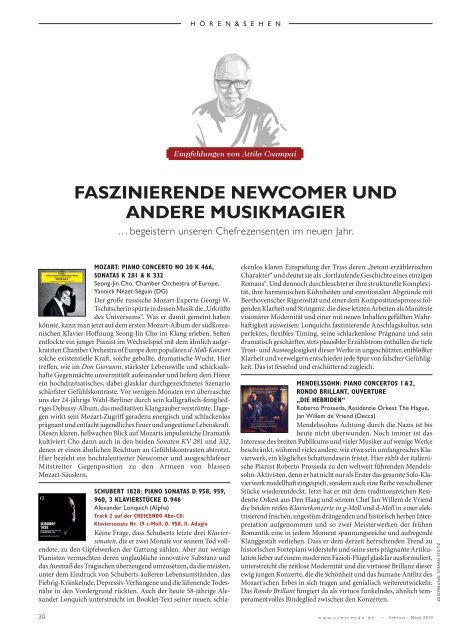 CRESCENDO 1/19 Januar-März 2019