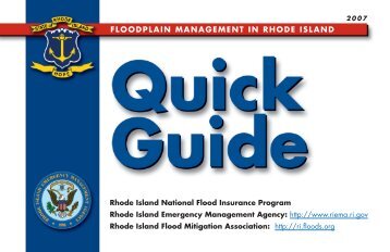 Floodplain Management in Rhode Island Quick Guide