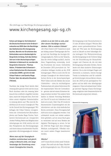 M&L_03_2020 Nachfolge Kirchengesangbuch (Interview)