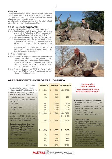 Antilopen SA 2020