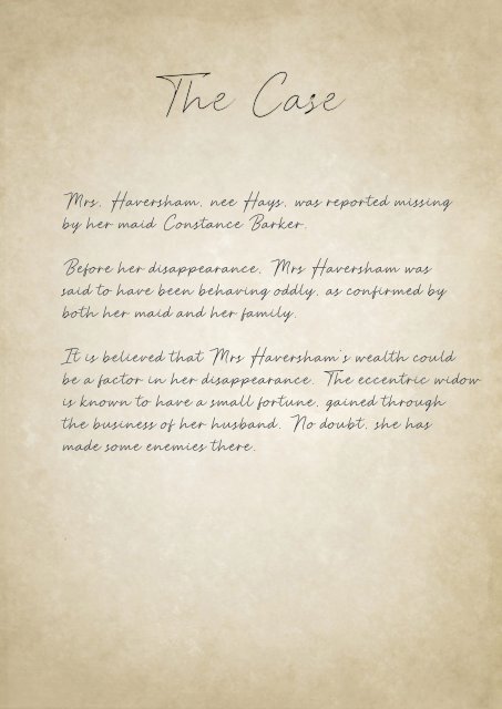 Sherlock Holmes Note