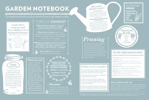 Garden notebook 