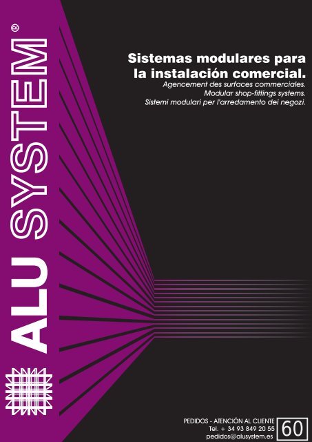 Sistemas modulares para la instalación comercial