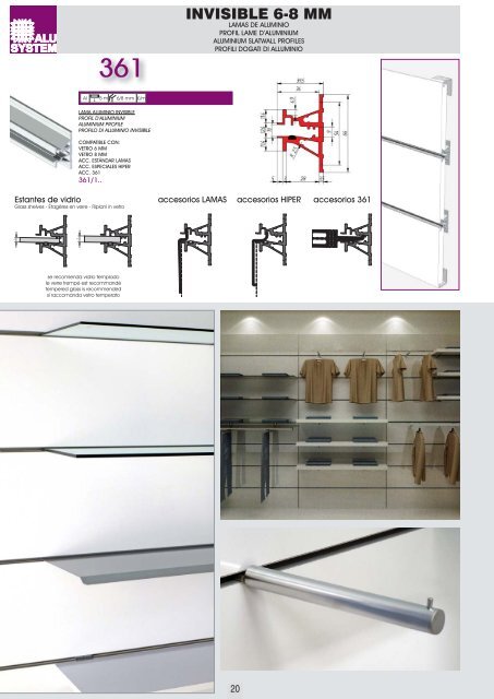 Sistemas modulares para la instalación comercial