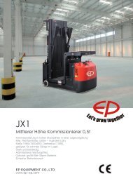 EP JX1 Mittel-Hub-Kommissionierer DE