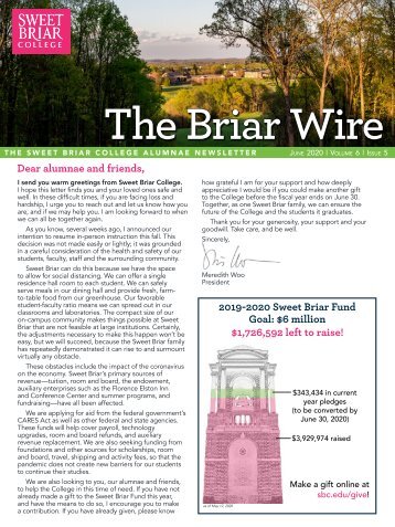 The Briar Wire | Vol. 6, Issue 5 | June 2020 web copy