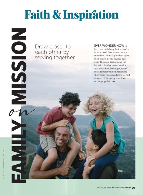 Focus on the Family Magazine - June/July 2020