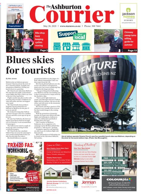 Ashburton Courier: May 28, 2020