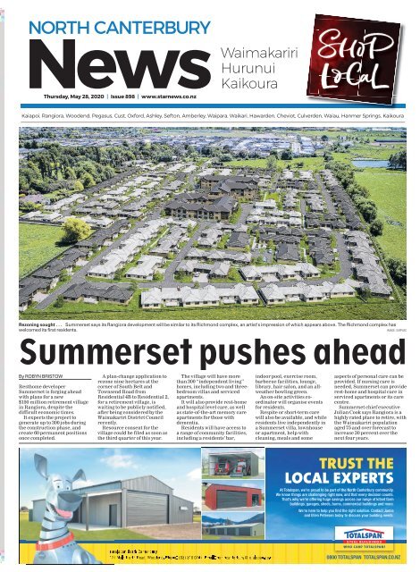 North Canterbury News: May 28, 2020