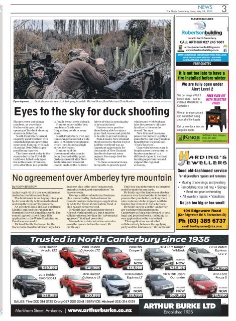 North Canterbury News: May 28, 2020