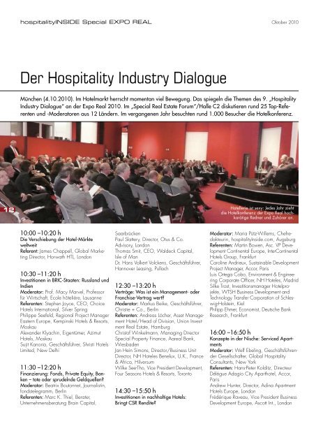 Unsere Argumente - hospitalityInside