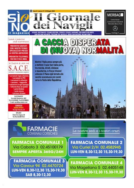 Giornale dei Navigli n. 21 - 29 maggio 2020