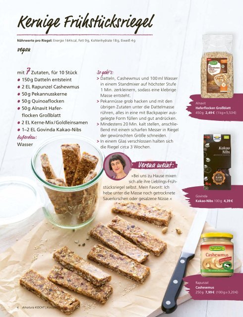 Alnatura Kostbar-Rezeptjournal 2. Ausgabe 2020