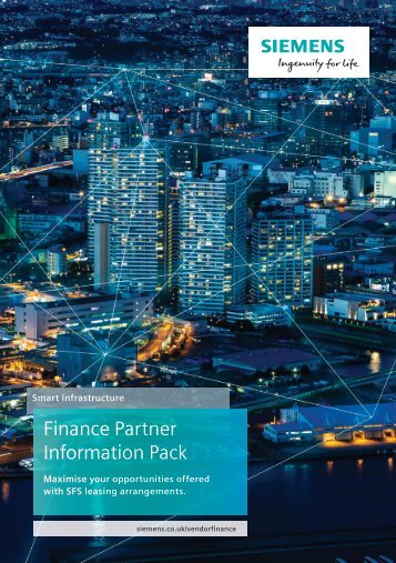 Siemens Smart Infrastructure Finance PartnerInformation Pack