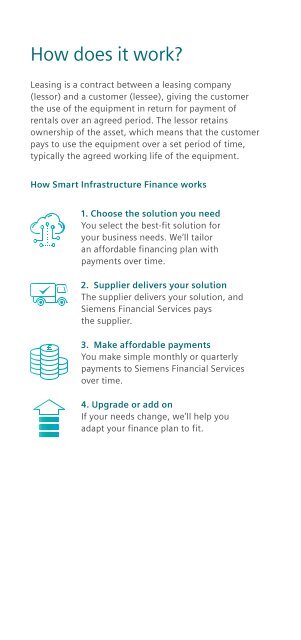 Siemens Smart infrastructure Finance 