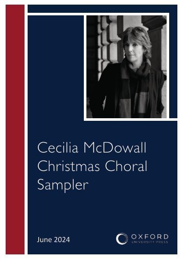 Cecilia McDowall Christmas choral sampler