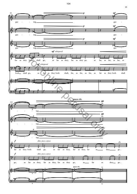 Cecilia McDowall - Mixed Voices Secular Choral Sampler