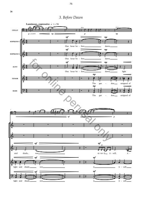 Cecilia McDowall - Mixed Voices Secular Choral Sampler