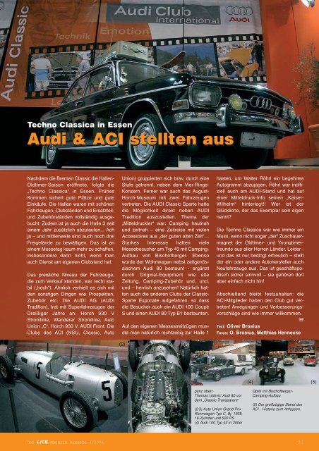 DIE HORCH-STORY - Audi Club International