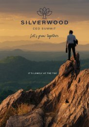 Silverwood CEO Summit booklet