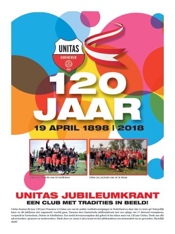 GVV Unitas Jubileum-krant 2018