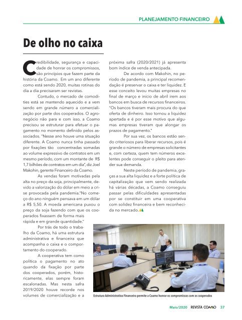 Revista Coamo edição Maio de 2020