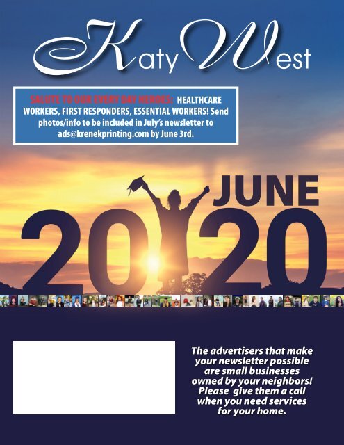 Katy West June 2020