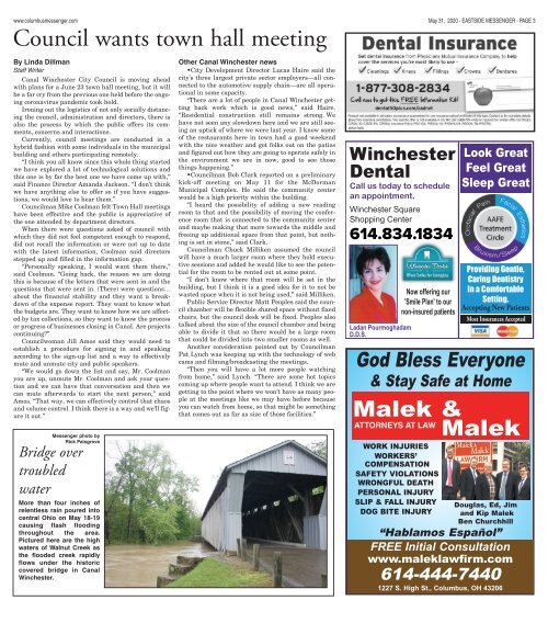 Eastside Messenger - May 31st, 2020