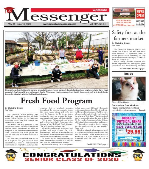 Westside Messenger - May 31st, 2020