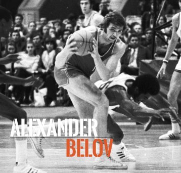 ALEXANDER BELOV - 101 Greats of European Basketball