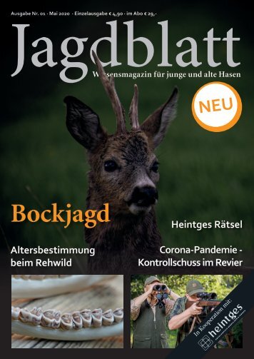 Jagdblatt 01 2020 Michas Luderplatz
