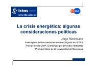 algunas consideraciones políticas - Crisis Energética