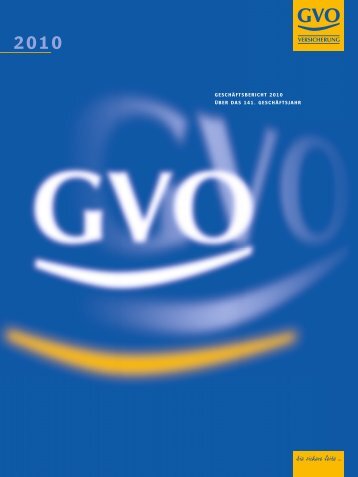 2010 - GVO Versicherung