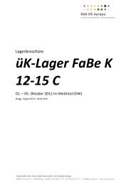 üK-Lager FaBe K 12-15 C - OdA GS Aargau